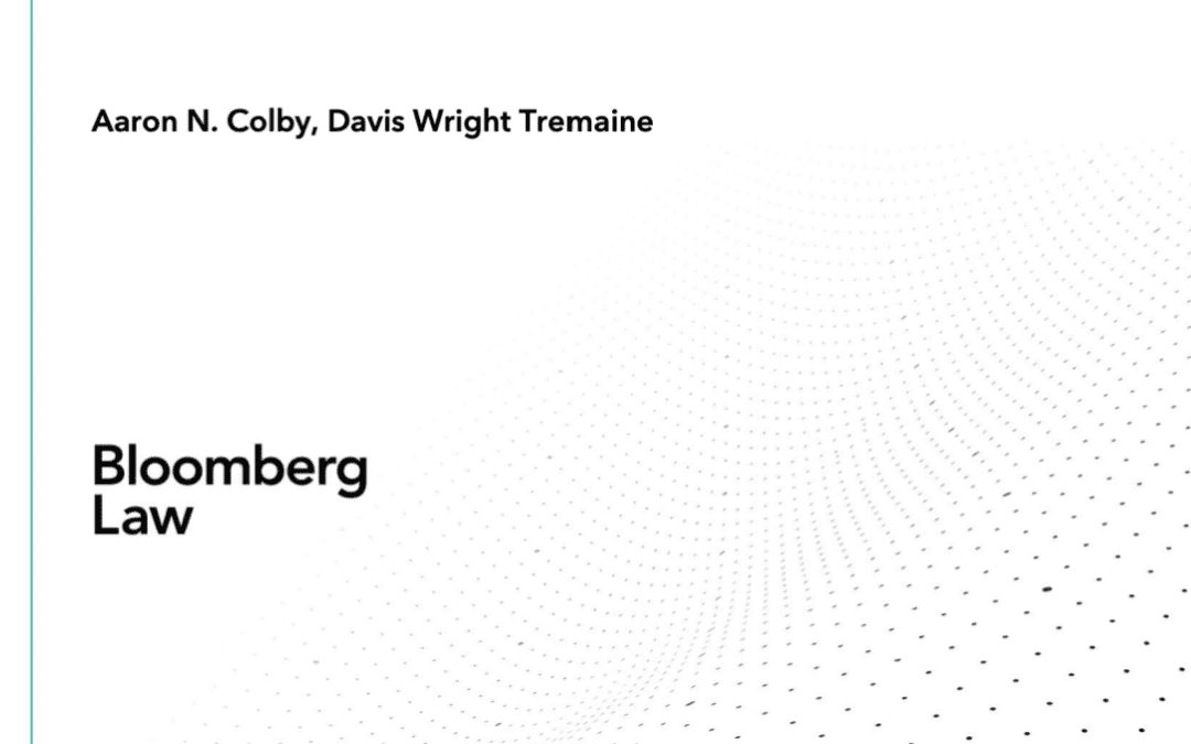 Aaron Colby Published in Bloomberg Law about Independent Contractors